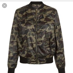 Camouflage Bomber Jacket